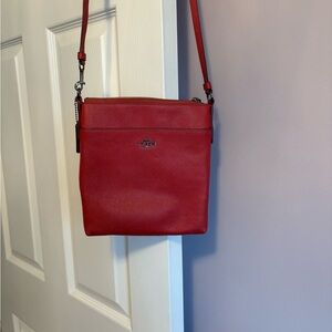 Coach Vibrant Red Crossbody Bag